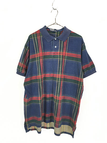 古着 90s USA製 POLO Ralph Lauren トラッド チェック カノコ