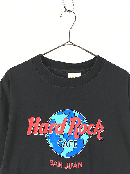 古着 90s USA製 Hard Rock Cafe 「SAN JUAN」 BIGロゴ ハードロック T 