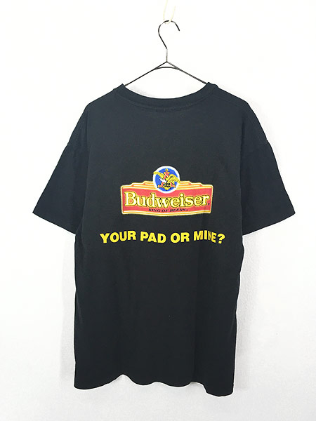 古着 90s USA製 Budweiser バドワイザー ビール カエル Tシャツ XL 