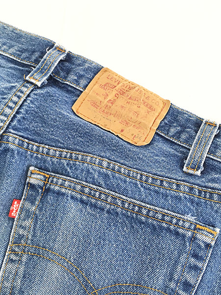 古着 80s USA製 Levi's 501-0000 Care入り デニム パンツ ジーンズ