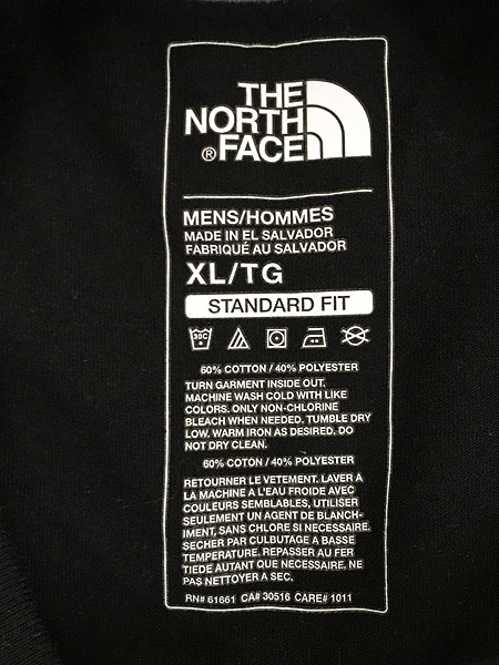 古着 TNF The North Face 「WASTE IS OVER」 ロングスリーブ Tシャツ ロンT XL 古着