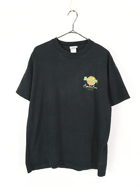 古着 90s Hard Rock Cafe 「CHICAGO」 ギター ハードロック Tシャツ L