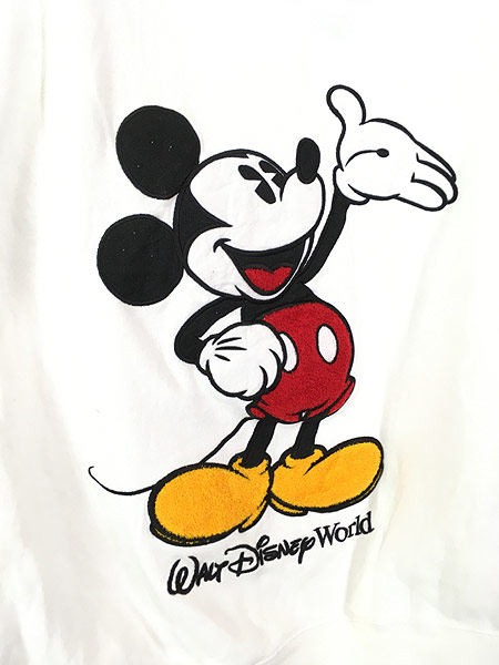 最終売り尽くし”古着 90s Disney Mickey ミッキー もこもこ パイル