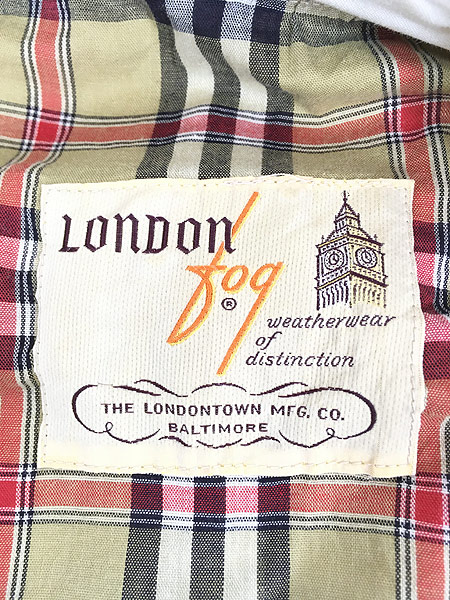 最終売り尽くし”古着 50-60s LONDON FOG チンスト サイドベント