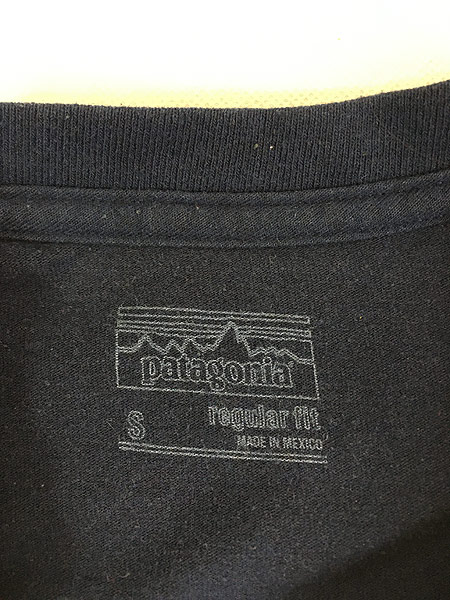 古着 17s Patagonia フィッツロイ バック ロングスリーブ Tシャツ ロンT S 古着