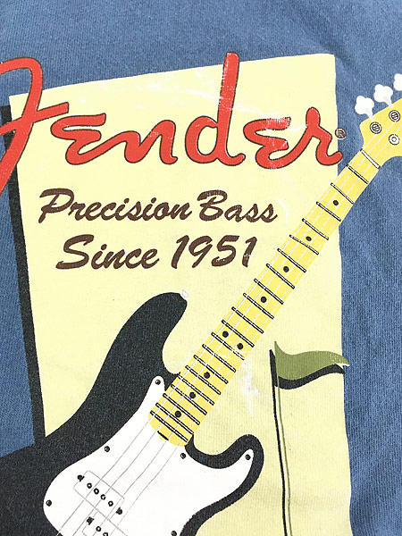 古着 90s USA製 Fender フェンダー ギター アート Tシャツ XXL 古着 