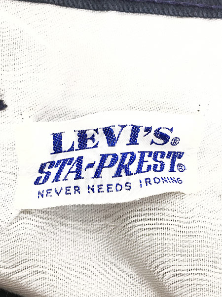 古着 70s Levi's 646 「Big E」 STA-PREST スタプレ カツラギ パンツ