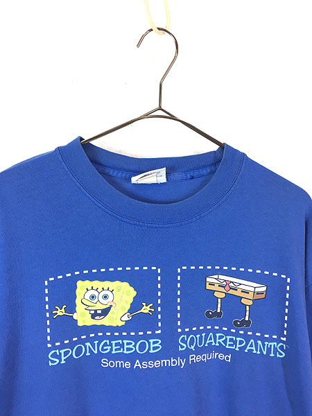 古着 90s SPONGE BOB スポンジボブ キャラクター Tシャツ L位 古着