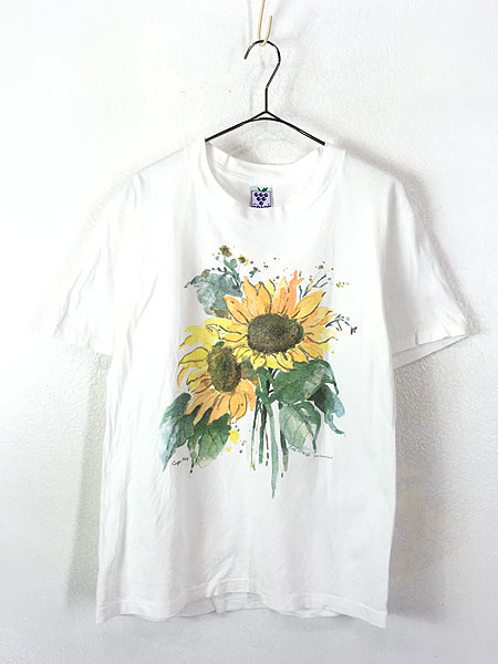 ビンテージ ヒマワリ ひまわり Tシャツ | www.carmenundmelanie.at