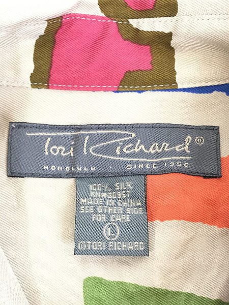 50%OFF! 90'sビンテージ古着！TORI パイナップル刺繍 RICHARD RICHARD