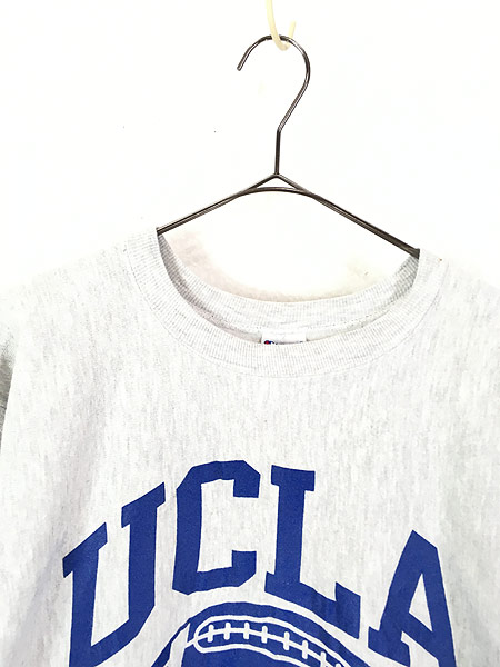 チャンピオン UCLA バスケ トレーナー USA古着 90 グレー スウェット