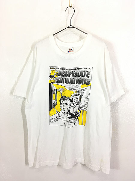 古着 90s Usa製 Desperate Situations リキテンスタイン風 ポップ アート Tシャツ Xl 古着 古着 通販 ヴィンテージ古着屋のドラセナ