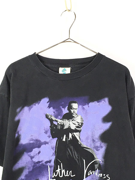古着 90s Luther Vandross 「Songs」 ツアー RB シンガー Tシャツ XL 古着 - 古着 通販 ヴィンテージ 古着屋  Dracaena ドラセナ
