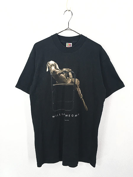 William Wegman 犬 vintage Tシャツ XL 写真家 90s | clinvida.com.br