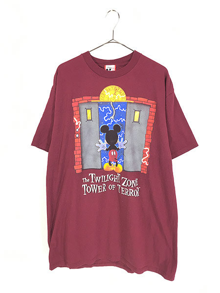 Disney 5XL TOWER OF TERROR タワーオブテラー Tシャツ-