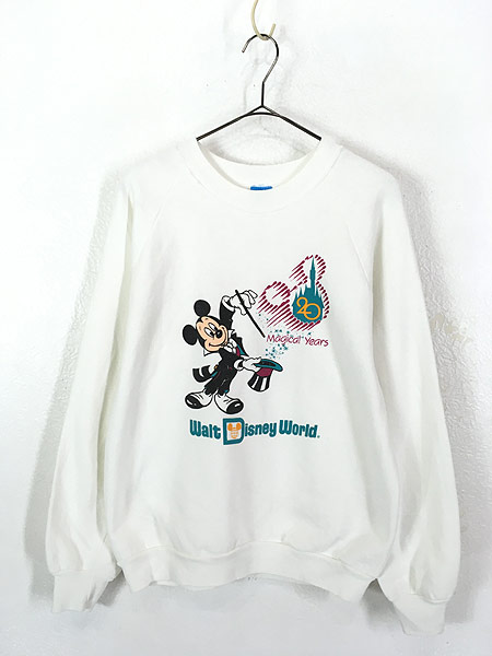 古着 80s Usa製 Disney World ミッキー アニバーサリー スウェット トレーナー L 古着 古着 通販 ヴィンテージ 古着屋 Dracaena ドラセナ