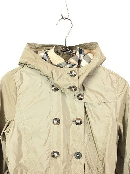キッズ 古着 Burberry CHILDREN バーバリー チェック ダブルブレスト