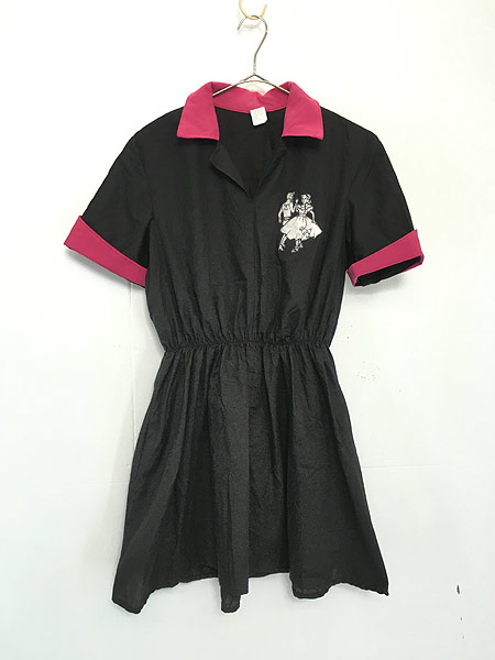 ビンテージ 90s USA 総柄 花柄 コットン ワンピース ドレス 美品 希少LLYIVINTAGE