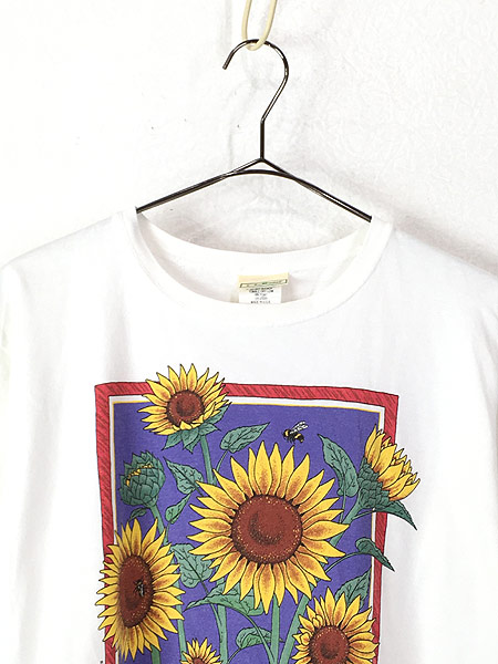 超人気新品 ヒマワリ tシャツ 90s - Tシャツ/カットソー(七分/長袖)
