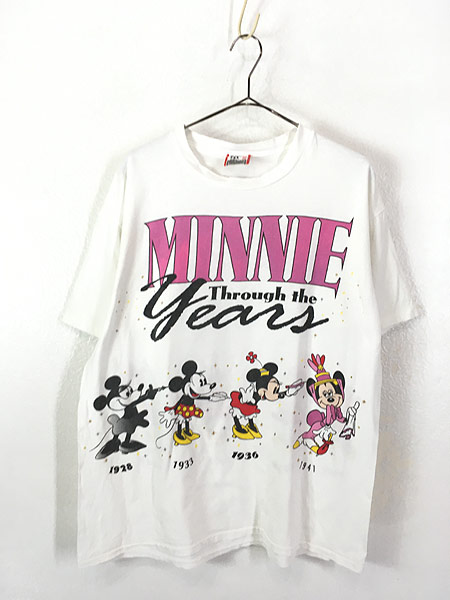 レディース 古着 90s Usa製 Disney Minnie Through The Year 歴代 ミニー Tシャツ Xl位 古着 古着 通販 ヴィンテージ 古着屋 Dracaena ドラセナ