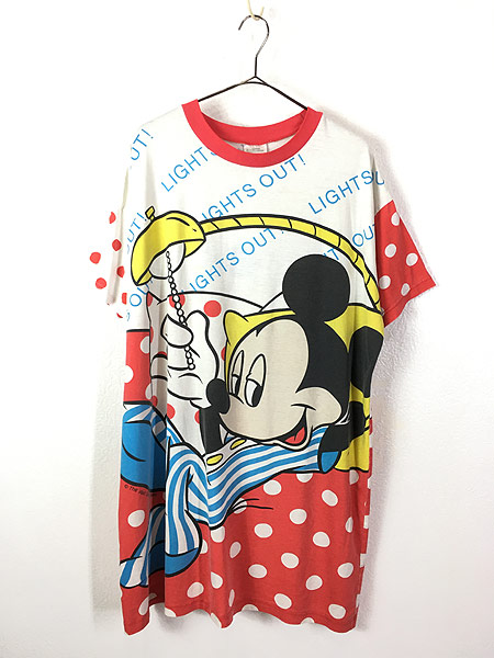 レディース 古着 90s Disney Mickey ミッキー キャラクター Tシャツ