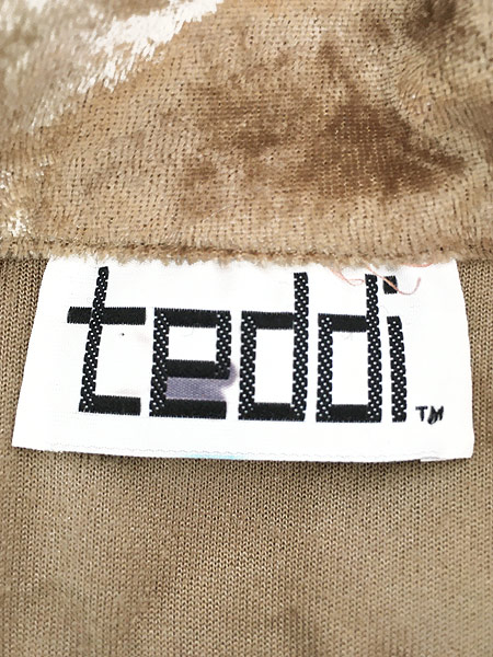 最終売り尽くし”レディース 古着 80s teddi 無地 シンプル 刻印