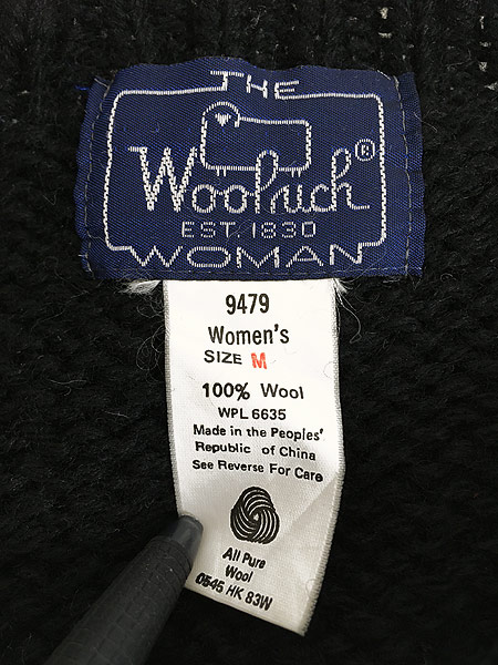 レディース 古着 80s WoolRich コアラ アニマル ウール ニット