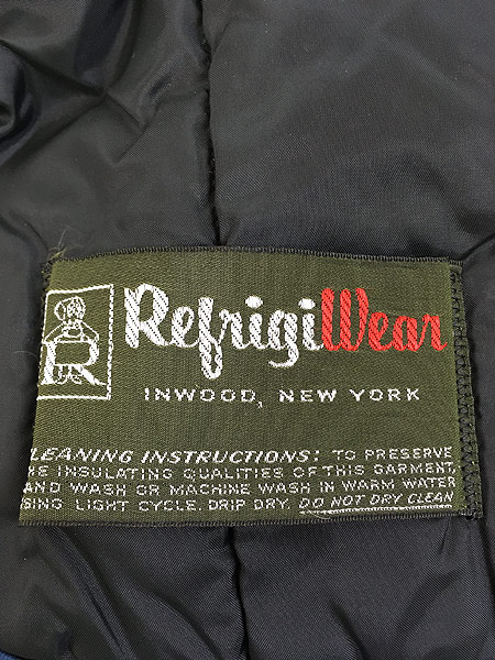 レディース 古着 70s Usa製 Refrigi Wear わんちゃん ワッペン 中綿 キルティング ジャケット L 古着 古着 通販 ヴィンテージ古着屋のドラセナ