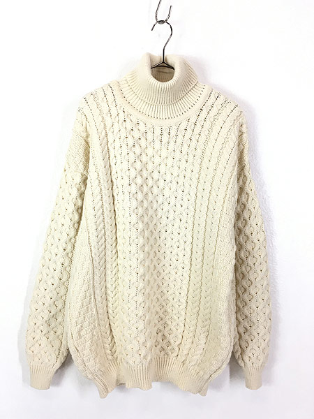 Deadstock」 レディース 古着 IRELAND製 Aran Crafts アラン