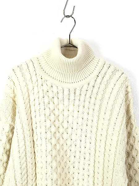 Deadstock」 レディース 古着 IRELAND製 Aran Crafts アラン