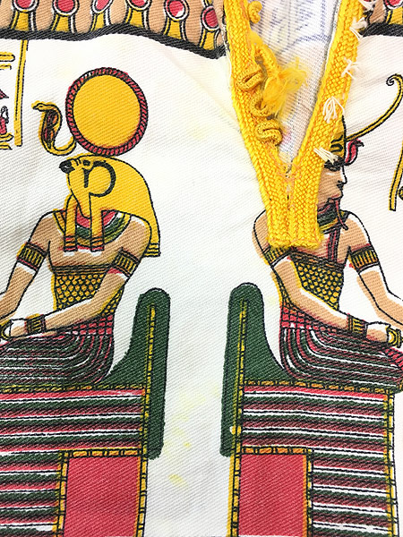 レディース 古着 70-80s エジプト 壁画 総柄 プルオーバー スモック シャツ L位 古着 - 古着 通販 ヴィンテージ　古着屋  Dracaena ドラセナ
