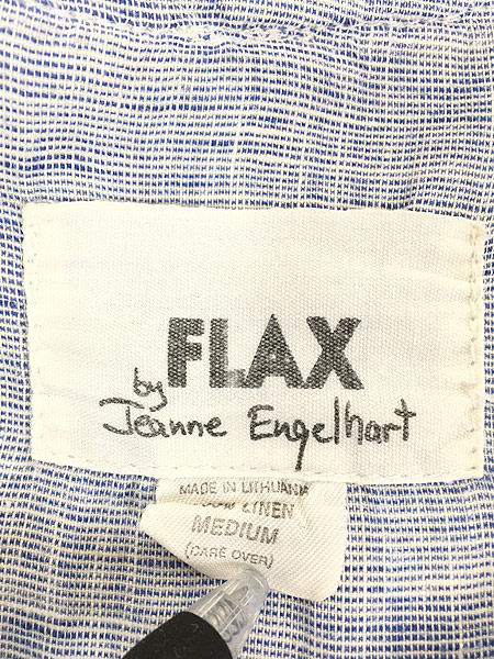 レディース 古着 Flax フラックス デザイン 3トーンカラー 半袖 リネン ワンピース ロング丈 M 古着 古着 通販 ヴィンテージ古着屋のドラセナ