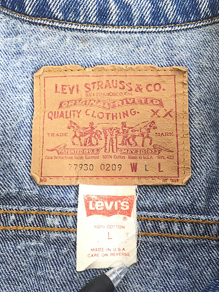 最終売り尽くし”レディース 古着 90s USA製 Levi's 77930 デザイン