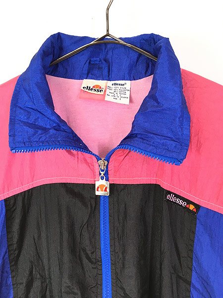 最終売り尽くし”レディース 古着 90s ellesse クレイジー パターン ナイロン ジャケット M位 古着 古着 通販 ヴィンテージ 古着屋  Dracaena ドラセナ