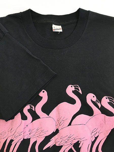 ビンテージ 90年代 アニマル tシャツ 動物 フラミンゴ  かわいい xl