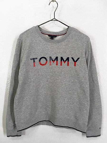 レディース 古着 Tommy Hilfiger Tommy Bigロゴ スウェット トレーナー S P 古着 古着 通販 ヴィンテージ古着屋のドラセナ