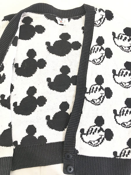 レディース 古着 90s USA製 Disney Mickey モノトーン ミッキー