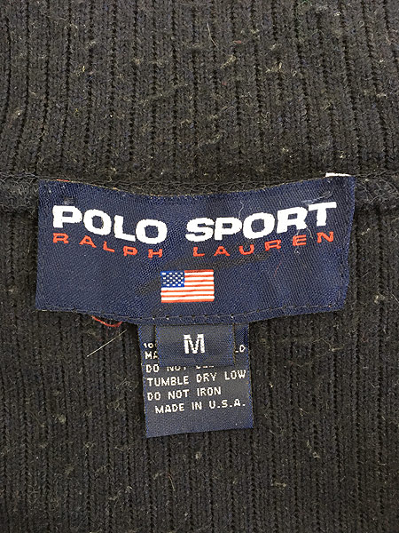 レディース 古着 90s USA製 POLO SPORT Ralph Lauren スキー パッチ