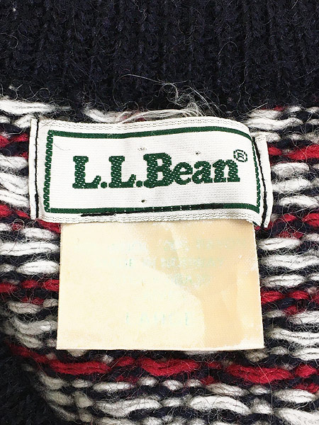 レディース 古着 80s Norway製 LL Bean ダイヤ チェック ハート