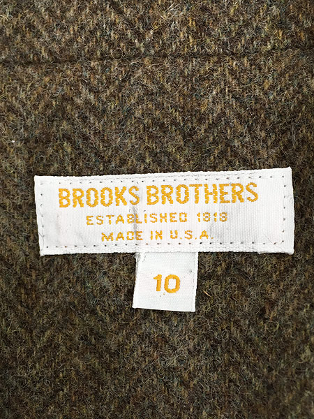 レディース 古着 90s USA製 Brooks Brothers ウール ジャケット