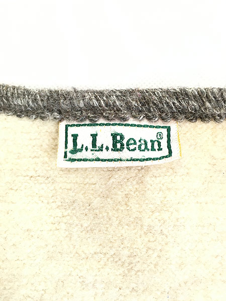 レディース 古着 80s LL Bean コンチョ ボタン ノーカラー