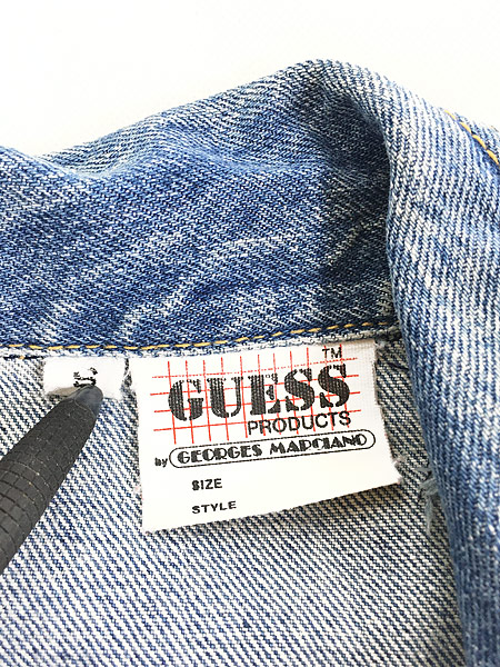 最終売り尽くし”レディース 古着 80-90s GUESS 2ポケット エポーレット