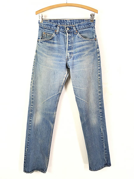 古着 80s USA製 Levi's 502 レア!! 黒カンヌキ デニム パンツ ジーンズ