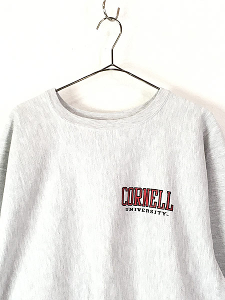 古着 90s Champion 「CORNELL」 ワンポイント カレッジ リバース