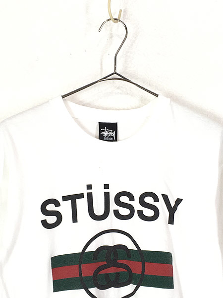古着 Stussy ステューシー 「STUSSY N°4」 BIG プリント Tシャツ M 古着 - 古着 通販 ヴィンテージ　古着屋  Dracaena ドラセナ