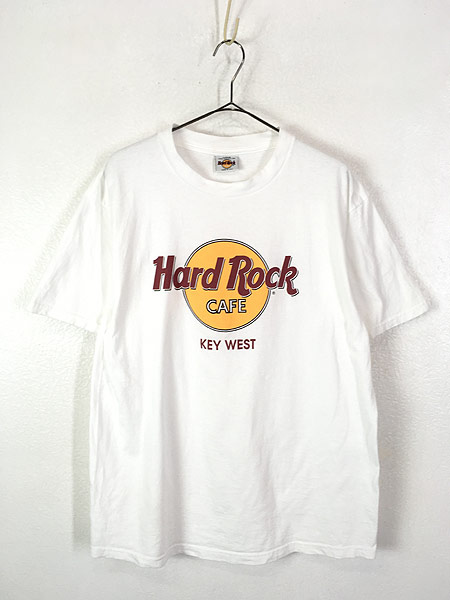 古着 90s USA製 Hard Rock Cafe 「KEYWEST」 BIG ロゴ ハードロック 
