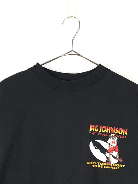 古着 90s Usa製 Big Johnson Attitude Wear グラフィック ストリート Tシャツ L 古着 古着 通販 ヴィンテージ古着屋のドラセナ