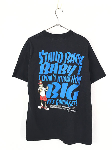 古着 90s Usa製 Big Johnson Attitude Wear グラフィック ストリート Tシャツ L 古着 古着 通販 ヴィンテージ古着屋のドラセナ