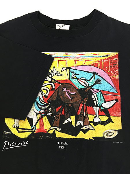 美品 90s Picasso ピカソ アート Tシャツ アウトレット売上