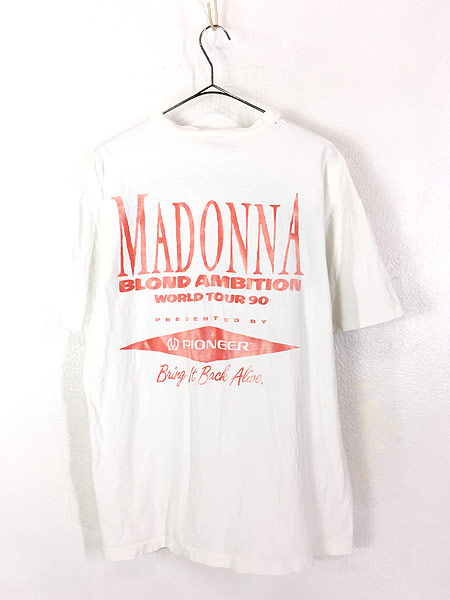 最初の Madonna マドンナ 90' ツアーTシャツ ecousarecycling.com